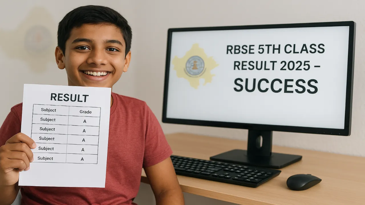 RBSE 5th Class Result 2025